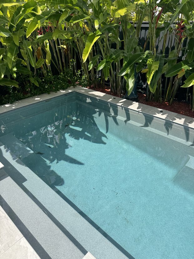 A pool ready for leak inspection